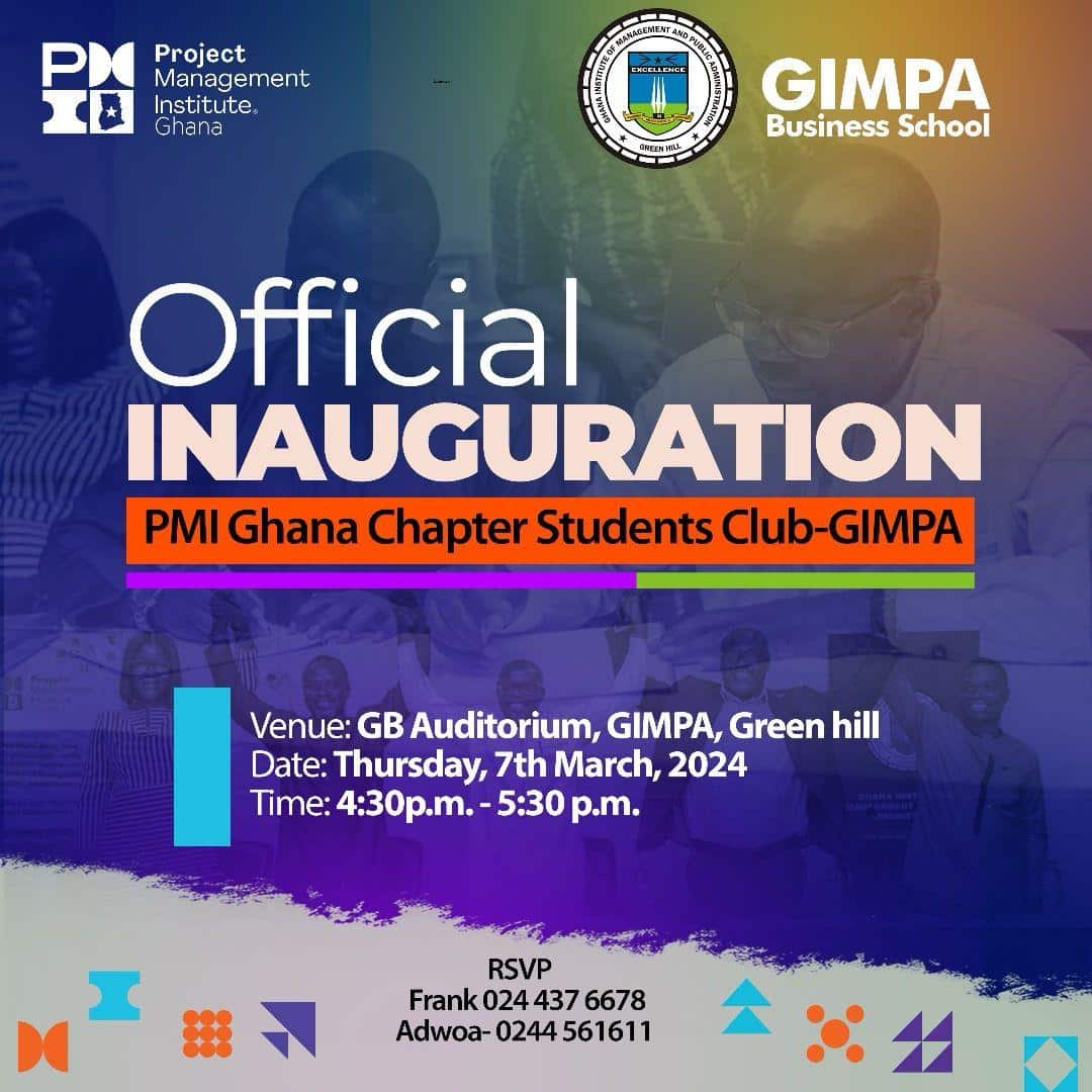 Official Inauguration-PMI Ghana Chapter Students Club